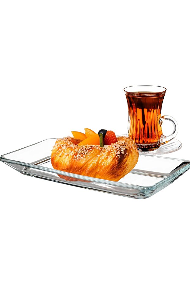 Multi-use rectangular glass serving dish, 24*12 cm - 2