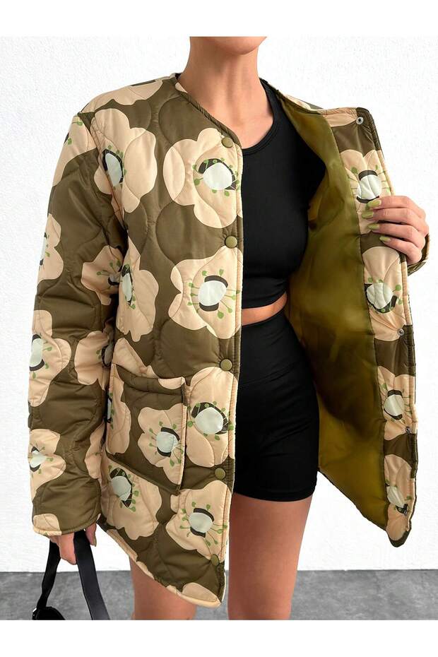 BASKILI GENİŞ KALIP KAPİTONE MONT - 4