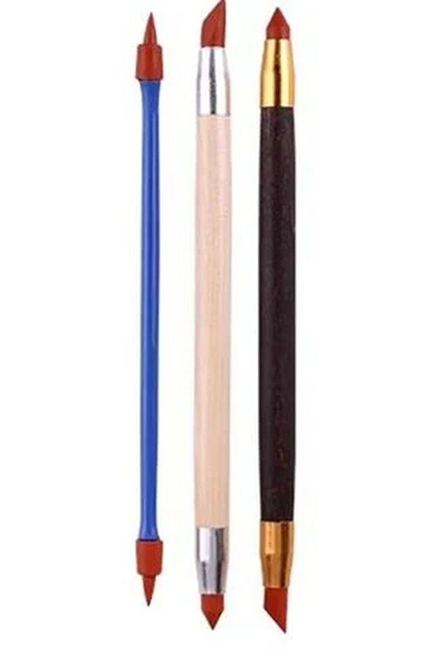 Silikon modelaj aleti 3 lü set
