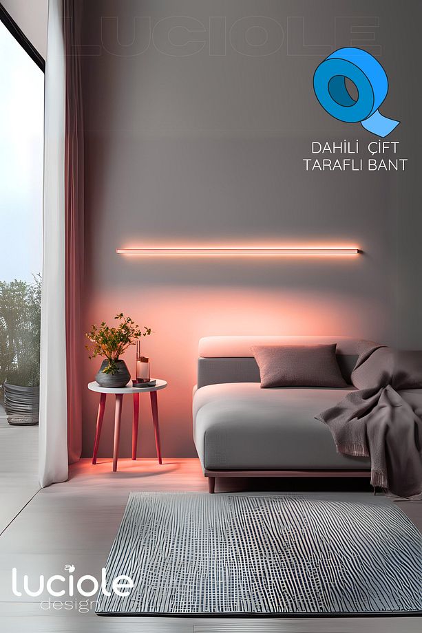 Rgb Tak Çalıştır Kumandalı Led Strip Tube lambader elite - 5