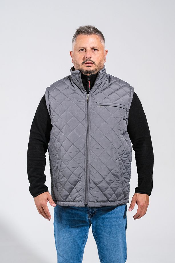 KALIN KAPİTONE Lİ KALIN İÇ POLAR LI KIŞLIK LÜKS YELEK - 1