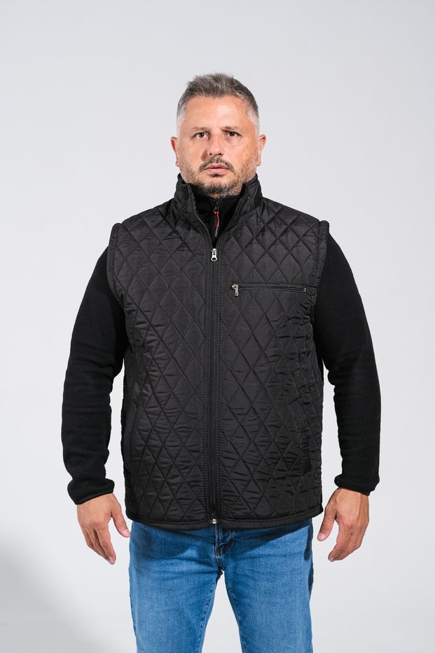 Thick Quilted Thick Inner Fleece Winter Luxury Vest