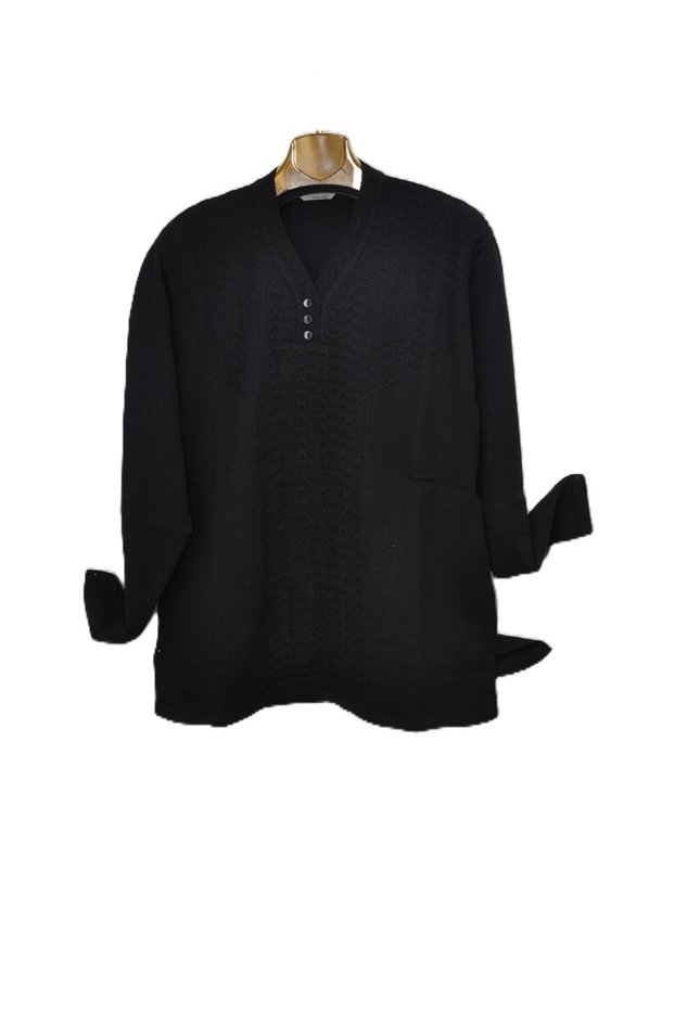 New Season Mother V-Neck Buttoned Knitwear Bluz