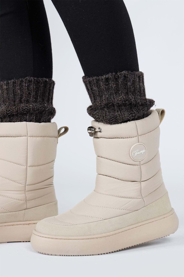 60112 Unisex Çocuk Kar Botu BEJ - 4