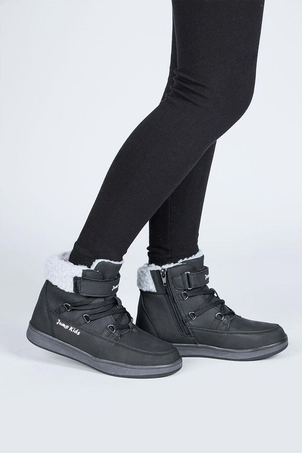 29180 Unisex Kaymaz Taban Çocuk Bot SİYAH - 6