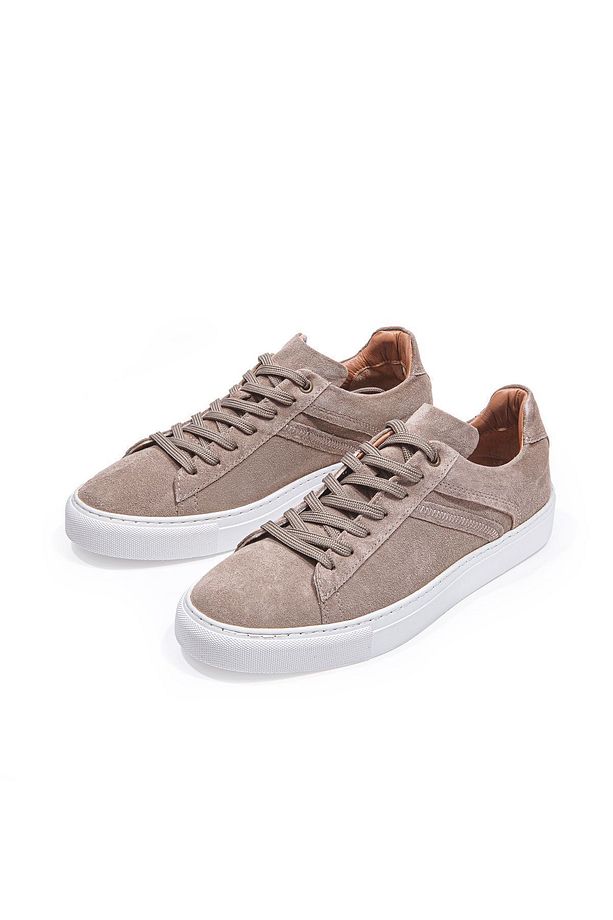 Ranger Kum Beji Bağcıklı Süet Deri Erkek Sneaker Ayakkabı - 4