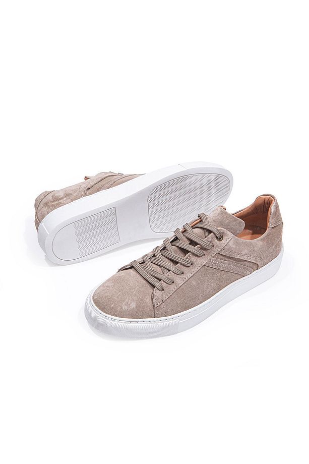 Ranger Kum Beji Bağcıklı Süet Deri Erkek Sneaker Ayakkabı - 5