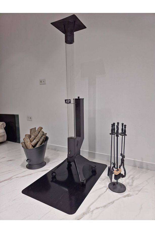 Bacasız Camlı Füze Pelet Sobası (Dış Mekan) - 1