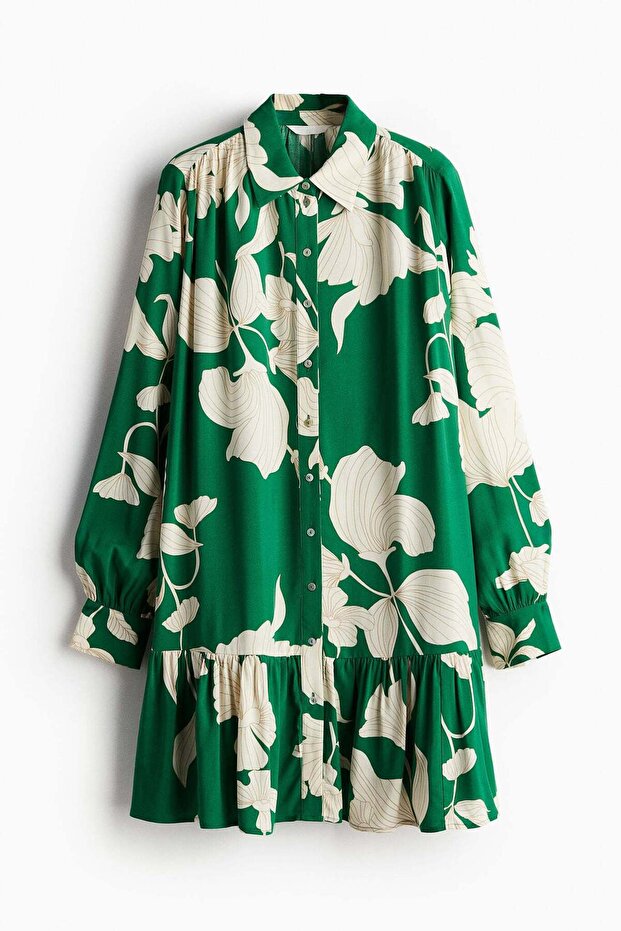 Oversized shirt dress