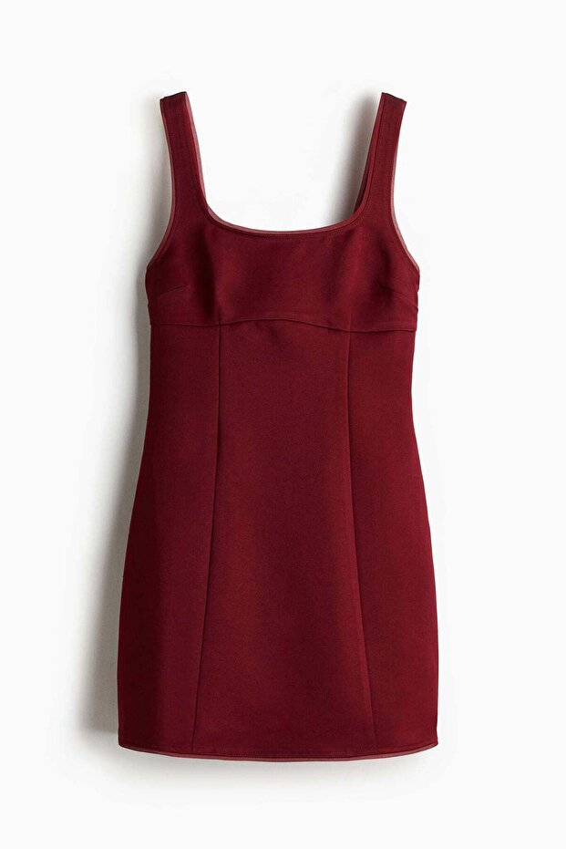 Flared-skirt dress
