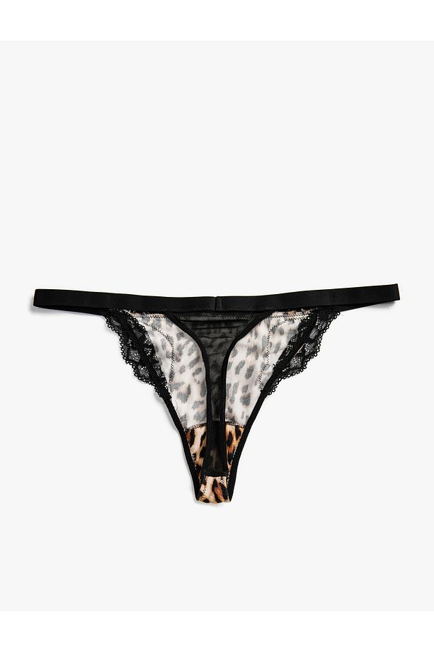 Leopar Desenli String Külot - 7