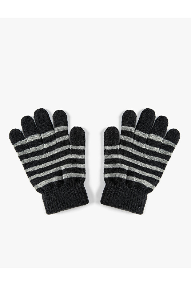 Gloves Striped Knitwear