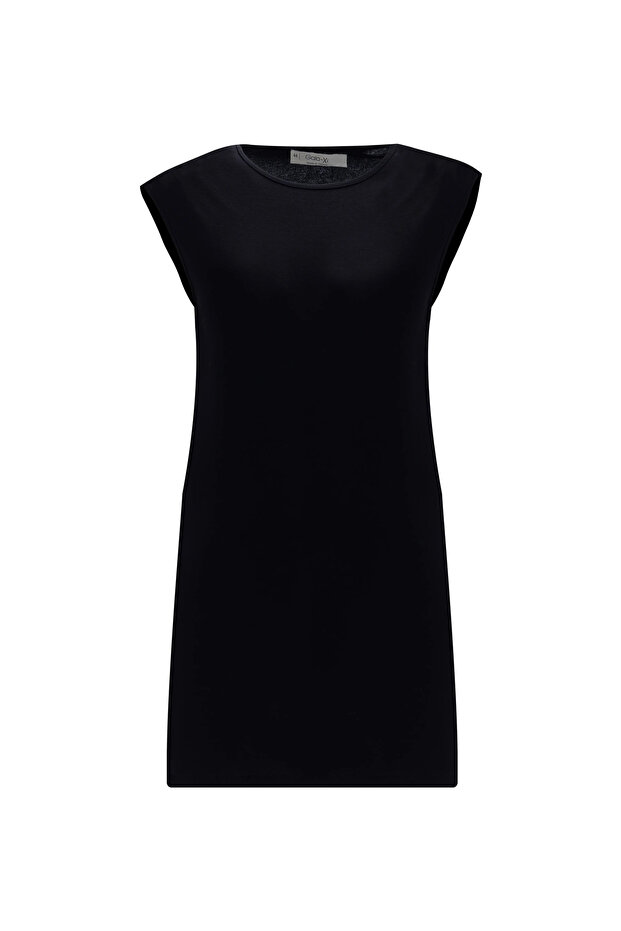 Büyük Beden Basic Kolsuz Bluz - 6