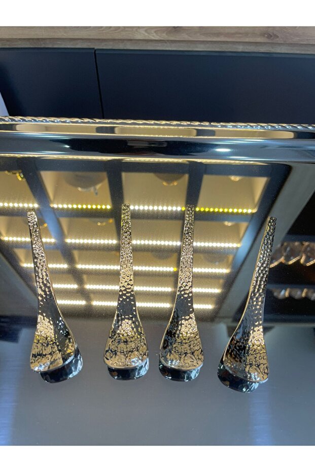 4 ADET SILVER DONDURMA KAŞIĞI - 2