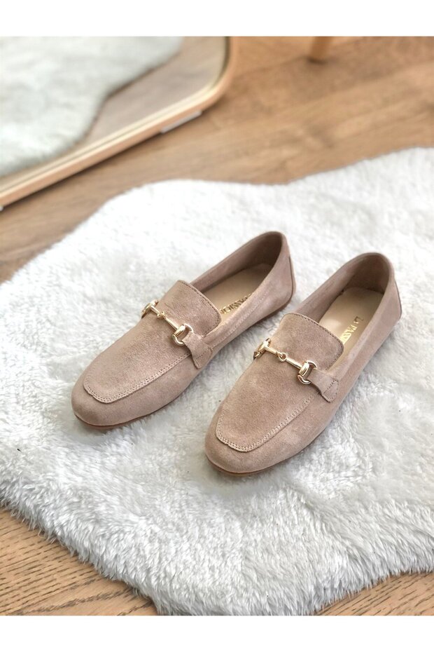 BEJ SÜET LOAFER - 2