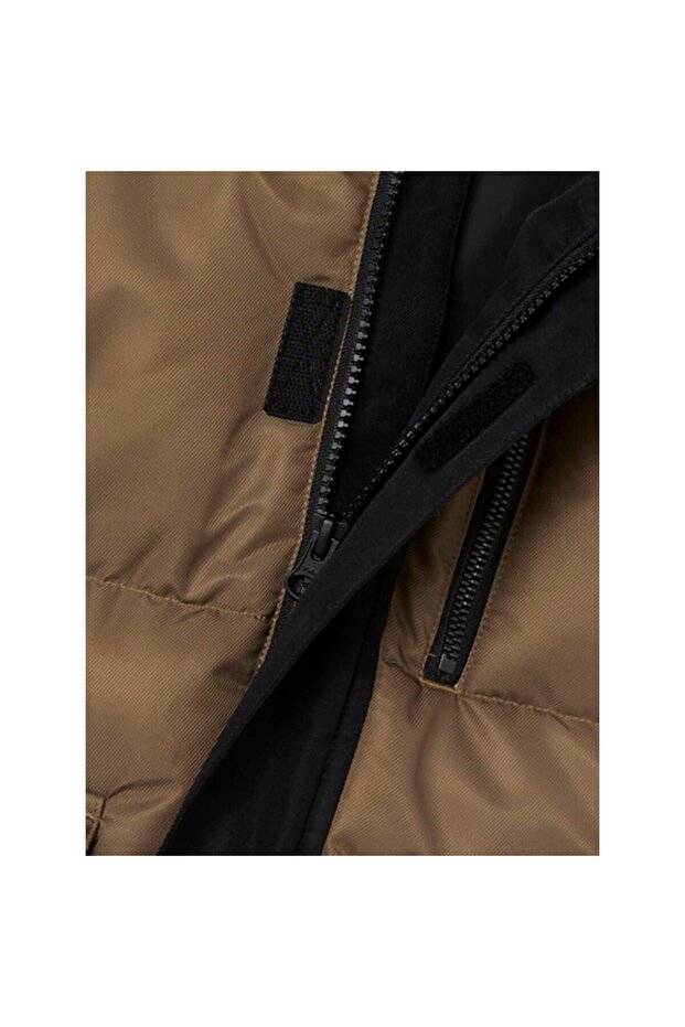 Erkek Çocuk Oversize Kapüşonlu Kışlık Mont-Günlük Kullanım - 6