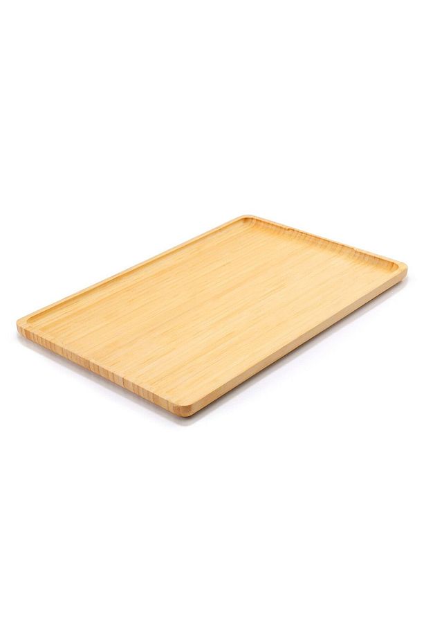 2 Adet Bambu Dikdörtgen Servis Tabağı, Sunum Seti (30x20 cm) - 7