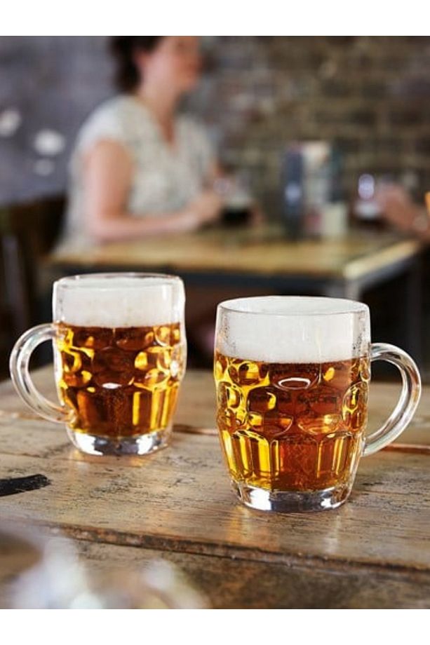Arjantin Pub Bar 540 CC.24 Adet Kulplu Bira Bardağı. - 3