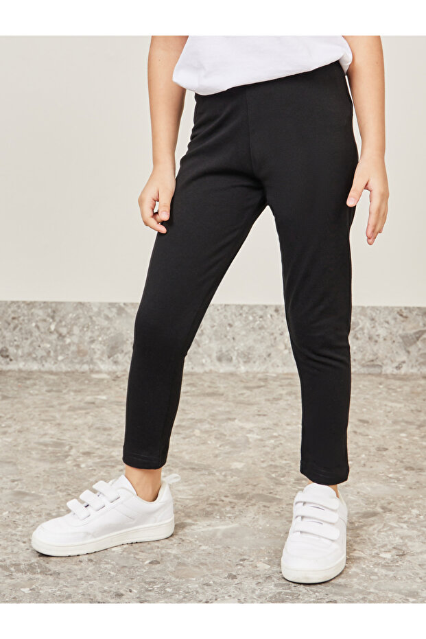 Solid High Rise Leggings - 2