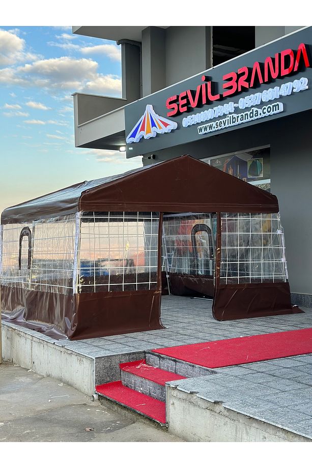 4x4 KIŞ BAHÇESİ DEMİR İSKELETLİ SÖKÜLÜR TAKILIR SİSTEM - 5