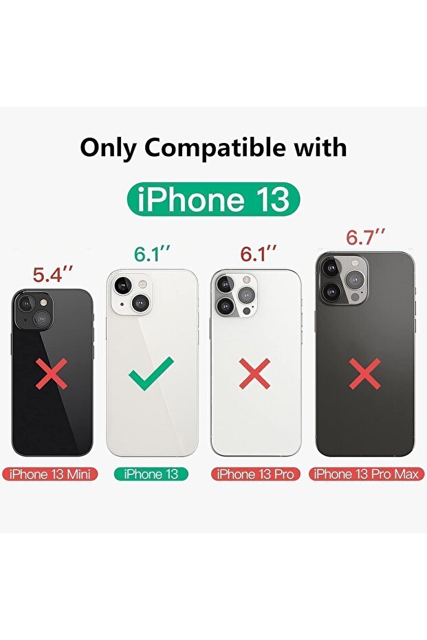 حافظة خلفية من الألياف الدقيقة ذات جودة عالية وحماية فائقة متوافقة مع هاتف iPhone 13/14 - 6