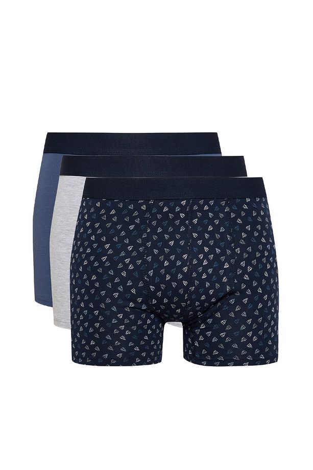 Regular Fit Baskılı 3'lü Boxer E0027ax24wn - 1