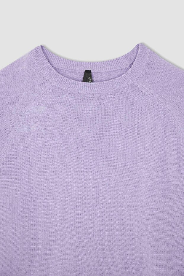 Relax Fit Bisiklet Yaka Triko Kazak I6913az22wn - 7