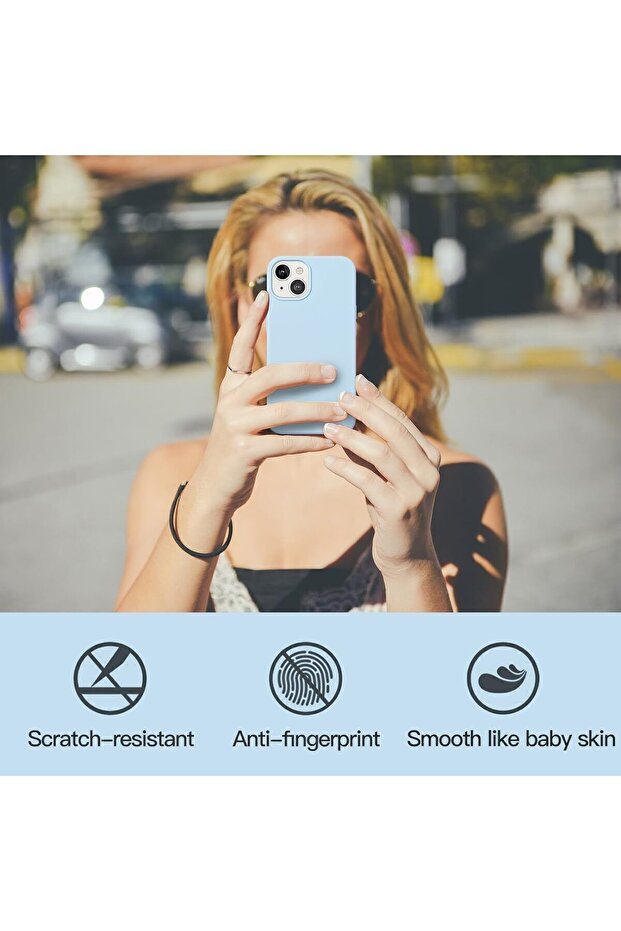حافظة خلفية من الألياف الدقيقة ذات جودة عالية وحماية فائقة متوافقة مع هاتف iPhone 13/14 - 5