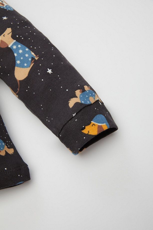 Erkek Bebek Desenli Uzun Kollu Pijama Takımı D6805A5NS - 4