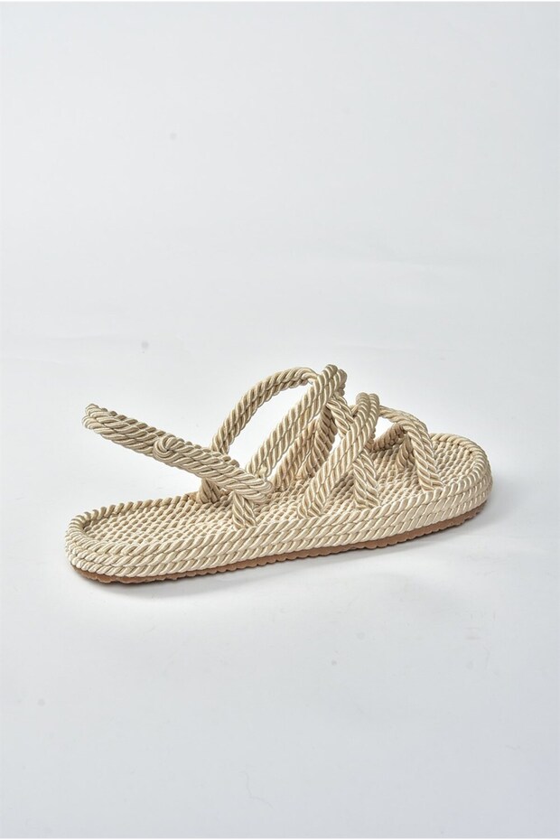 Hellbraune Damensandalen F470135104 - 6