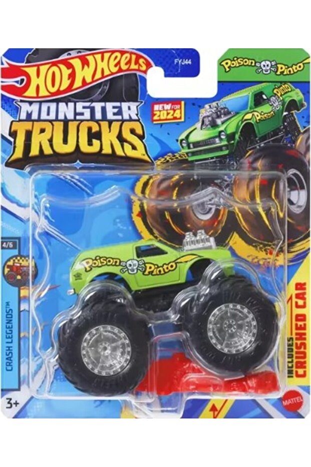 كيف عجلات Monster Trucks Poison Pinto-HTM31