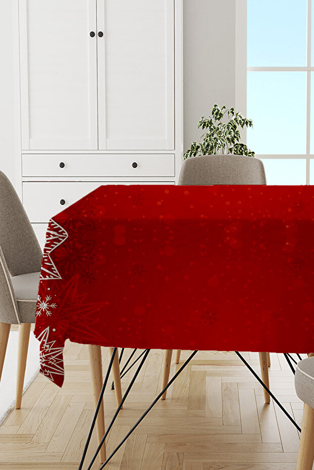 Red New Year New Year Christmas Christmas Tablecloth Mso550