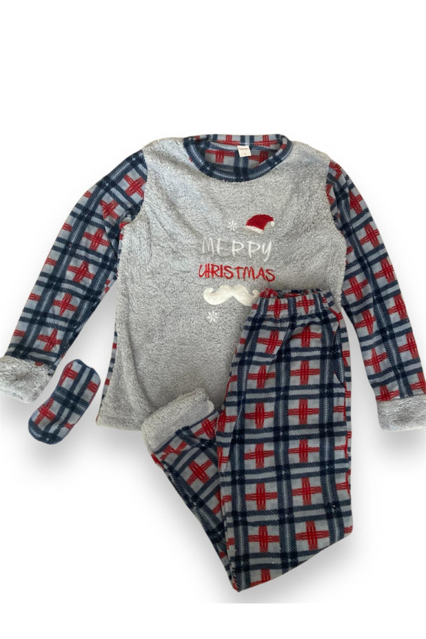 طقم بيجامة قطيفة - 4