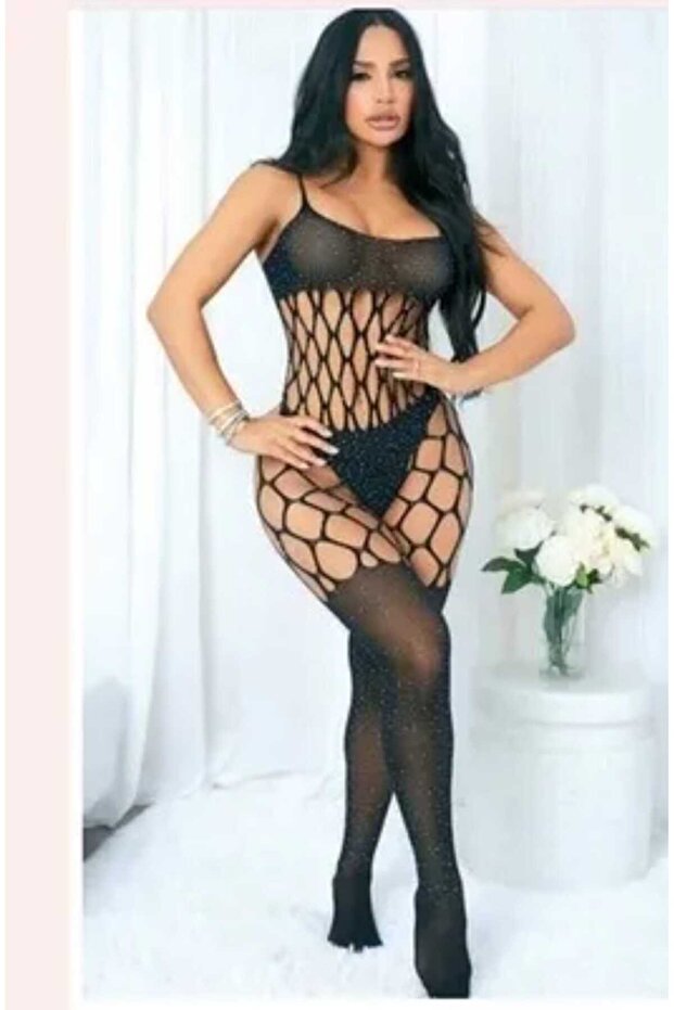 VÜCUT ÇORABI MİNİ TAŞLI - 2