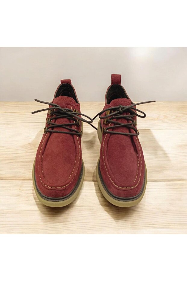Neptün Bordo Süet Bot - 1