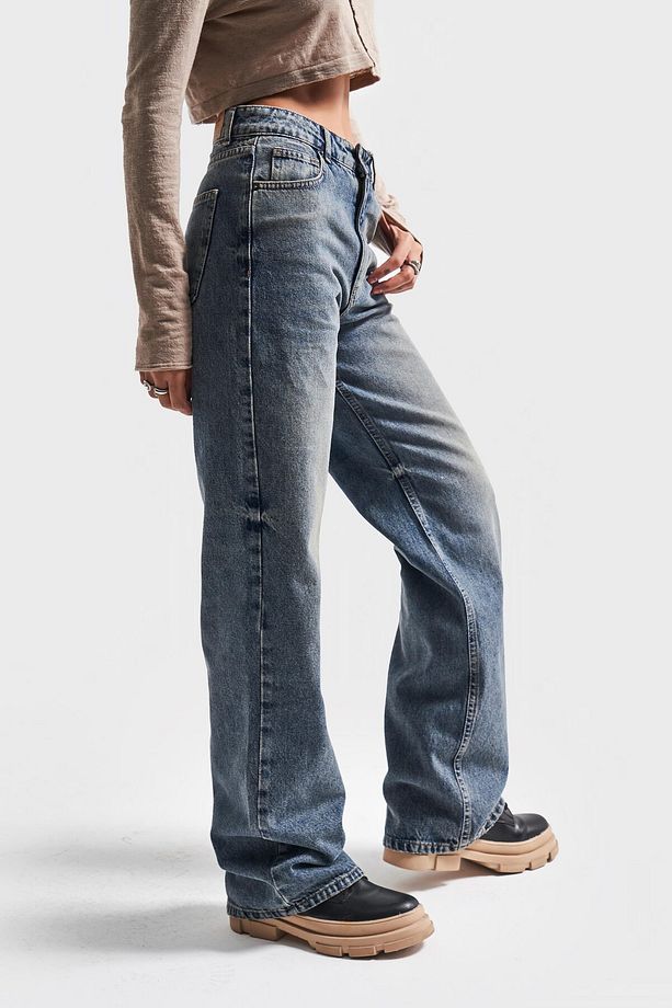 Kadın T.kot Rengi Doris 31w467 Straight Fit %100 Koton Denim - 7