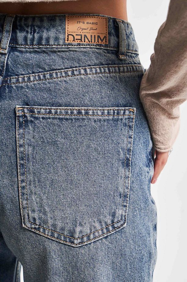 Kadın T.kot Rengi Doris 31w467 Straight Fit %100 Koton Denim - 4