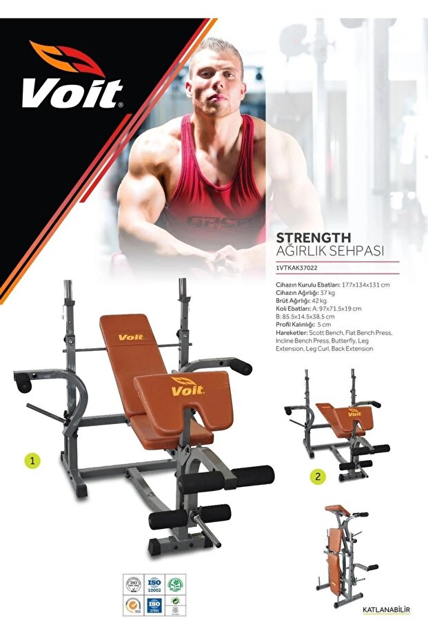 Strength Agırlık Sehpası Katlanabilir - 2