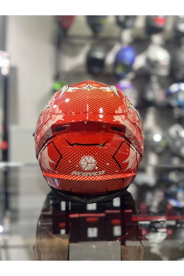 869 Wild Gold Vizörlü Kapalı Kask - 4
