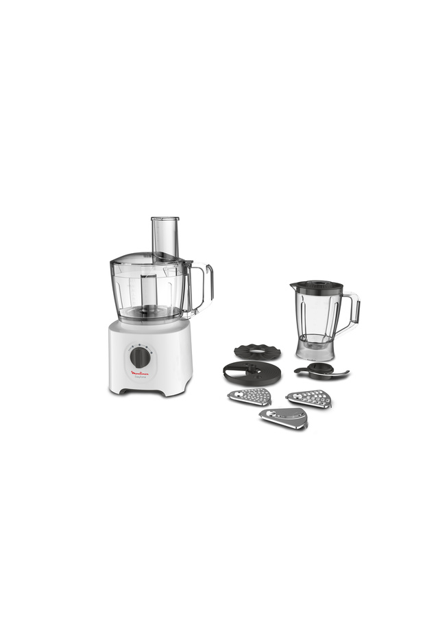 MOULINEX Food Processor | Easy Force 2.4L | 800W | 6 Attachments | 25 Functions - 1