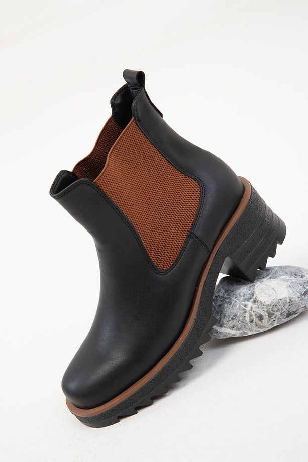 Siyah Kadın Bot & Bootie 19940 - 4