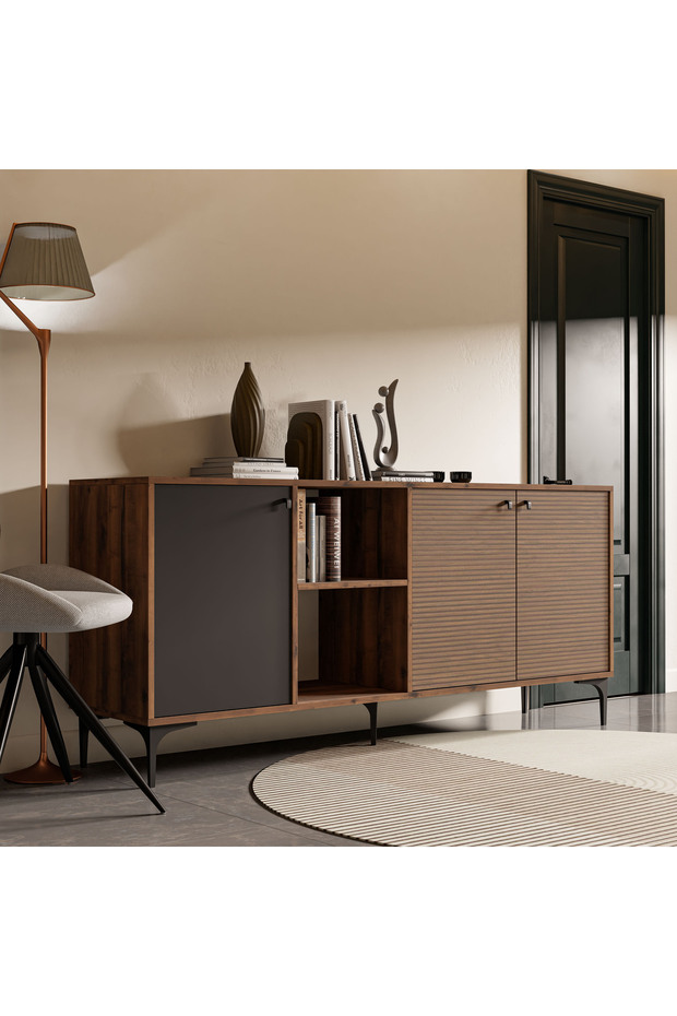 1682 Vısıon Konsol 180 Cm Hat - Kaplan - Antrasit - 5