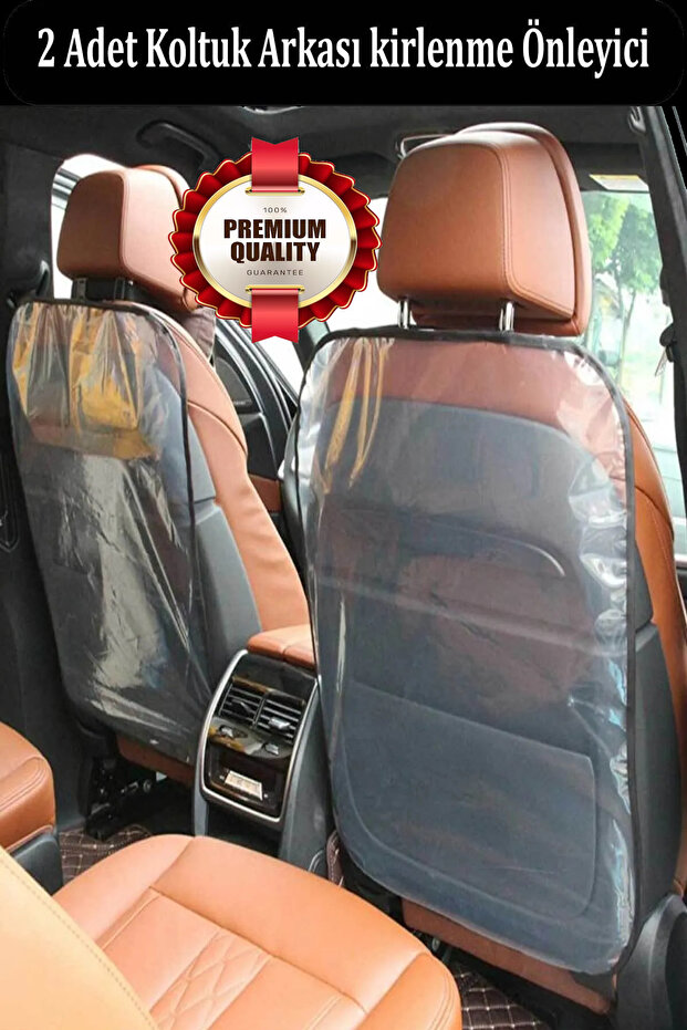 Ultra Luxury 2 Pieces Auto Vehicle Car Seat Back Protector Case Cover