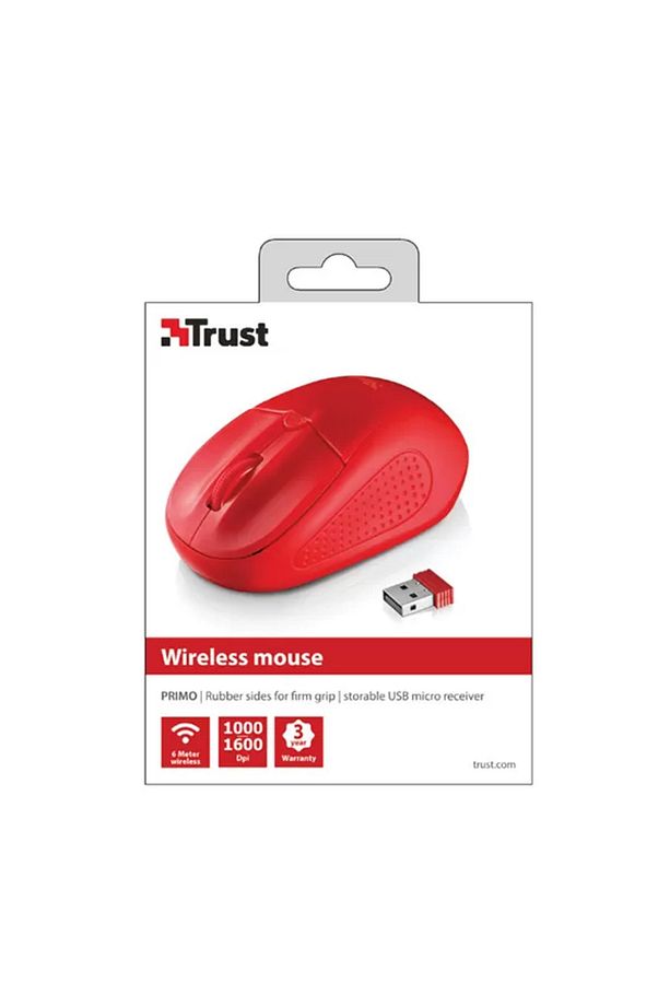 20787 Primo Kablosuz Mouse Kırmızı - 3