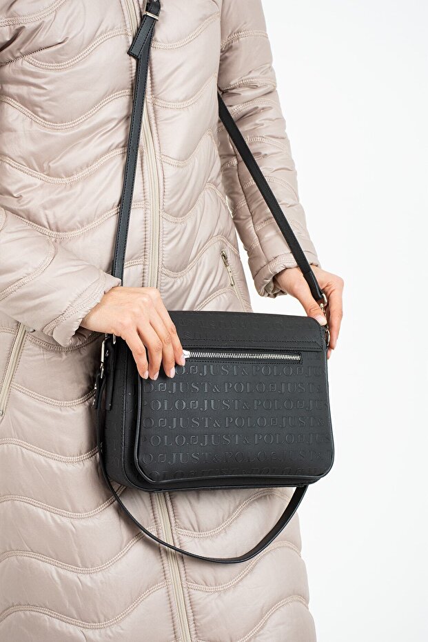 Daily Black Shoulder and Hand Bag Medium Size