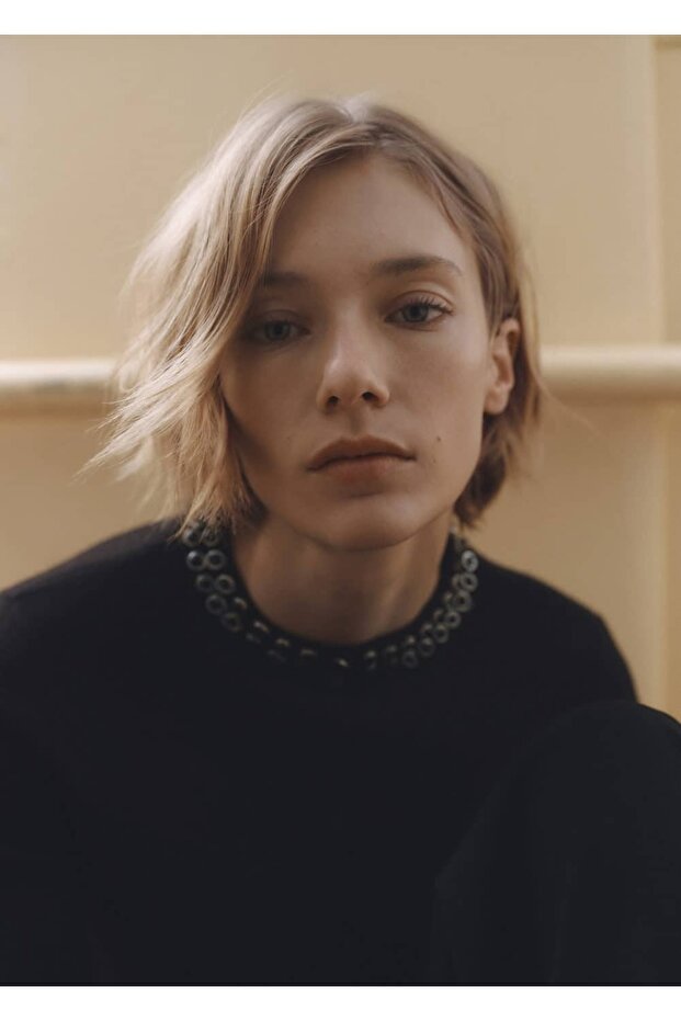 Strickjacke mit Steinkragen - 5