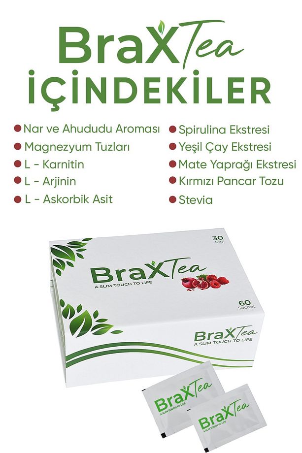 Nar Ve Ahududu Aromalı Detox Bitki Çayı Spirulina Ve Mate Yaprağı Içeren Form Bitki Çayı 3 Lü Paket - 6