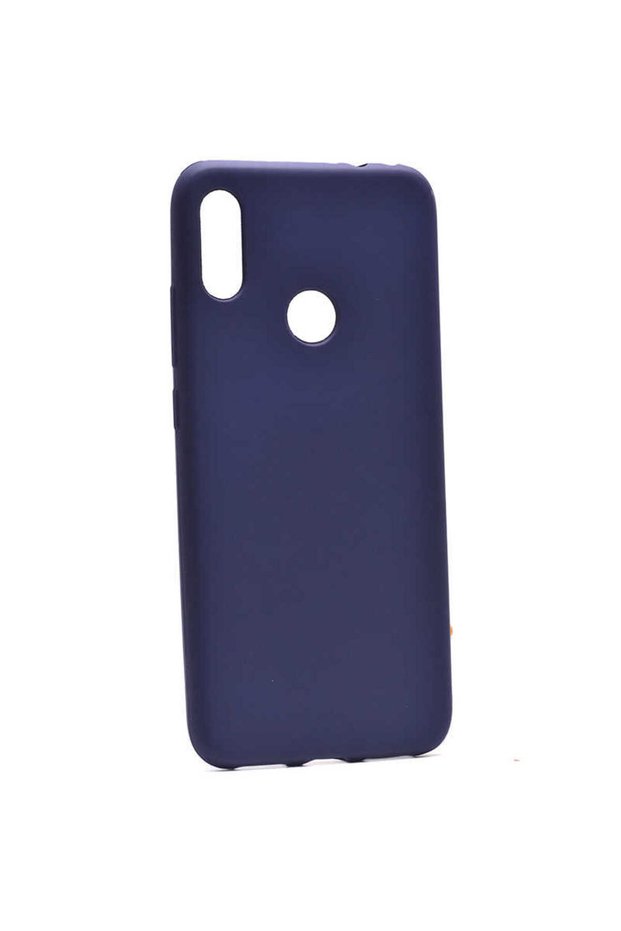 Redmi Note 7 Case Soft Textured Colorful Slim Silicone Soft Cover Premier - Navy Blue