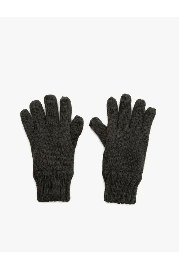Anthracite Boys' Gloves