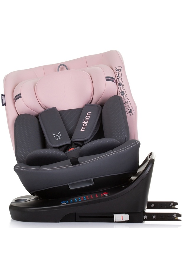 Scaun auto Chipolino Motion I-Size 40-150 cm flamingo cu sistem Isofix - 6